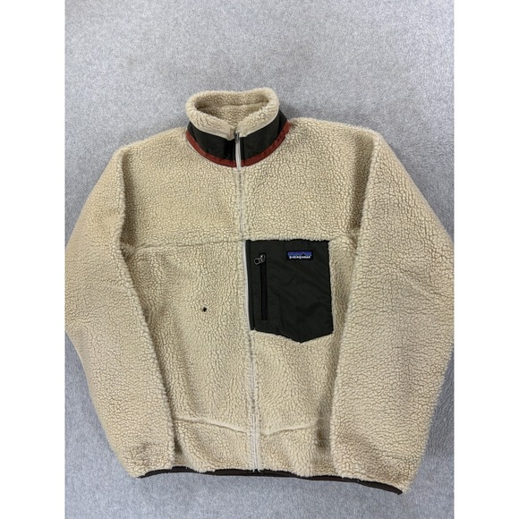 Patagonia Retro-X Deep‎ Pile Fleece Jacket (Men's Small) Tan